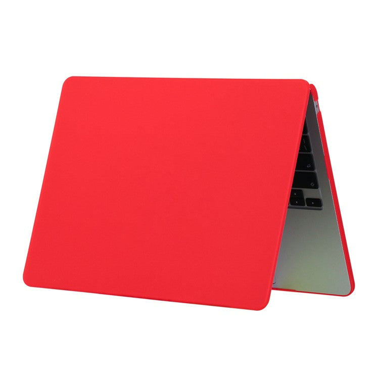For MacBook Air 13 inch (2025) / (2024) A3113 M3 / (2022) A2681 Matte Finish Protective Laptop Cover Hard PC Notebook Case - Red