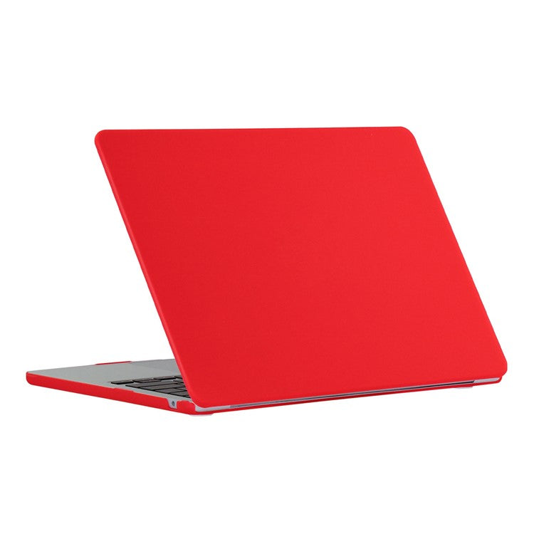 For MacBook Air 13 inch (2025) / (2024) A3113 M3 / (2022) A2681 Matte Finish Protective Laptop Cover Hard PC Notebook Case - Red