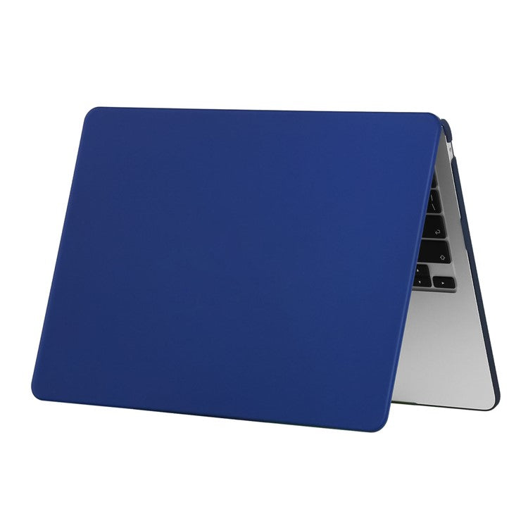 For MacBook Air 13 inch (2025) / (2024) A3113 M3 / (2022) A2681 Matte Finish Protective Laptop Cover Hard PC Notebook Case - Peony Blue