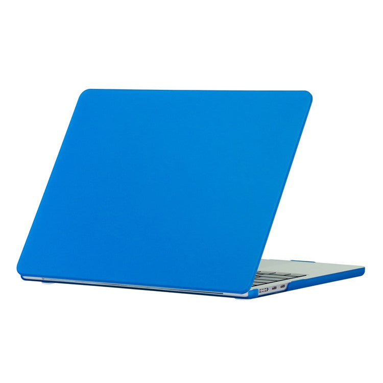 For MacBook Air 13 inch (2025) / (2024) A3113 M3 / (2022) A2681 Matte Finish Protective Laptop Cover Hard PC Notebook Case - Dark Blue