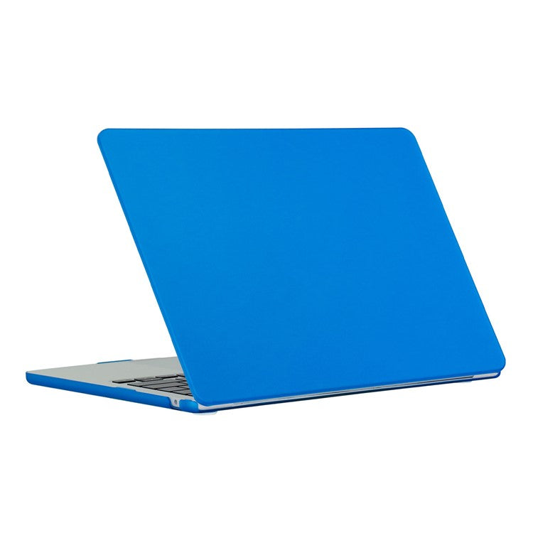 For MacBook Air 13 inch (2025) / (2024) A3113 M3 / (2022) A2681 Matte Finish Protective Laptop Cover Hard PC Notebook Case - Dark Blue