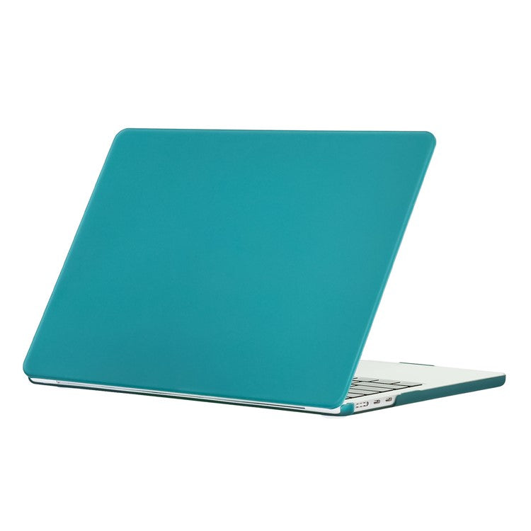 For MacBook Air 13 inch (2025) / (2024) A3113 M3 / (2022) A2681 Matte Finish Protective Laptop Cover Hard PC Notebook Case - Dark Cyan