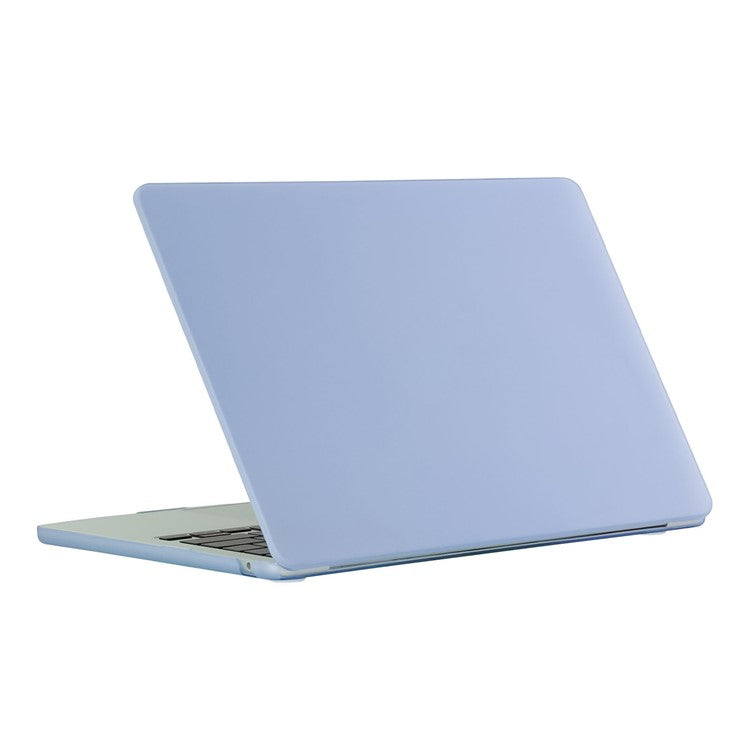 For MacBook Air 13 inch (2025) / (2024) A3113 M3 / (2022) A2681 Matte Finish Protective Laptop Cover Hard PC Notebook Case - Grey Blue