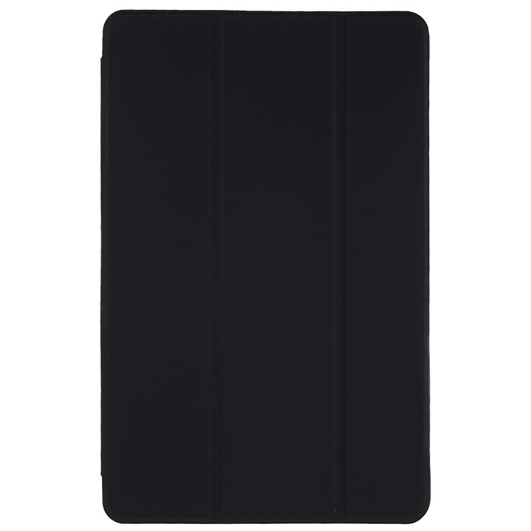 For Honor Pad 8 Protective Case Anti-drop PU Leather Cover with Tri-fold Stand Inner Honeycomb Heat Dissipation TPU Tablet Case - Black