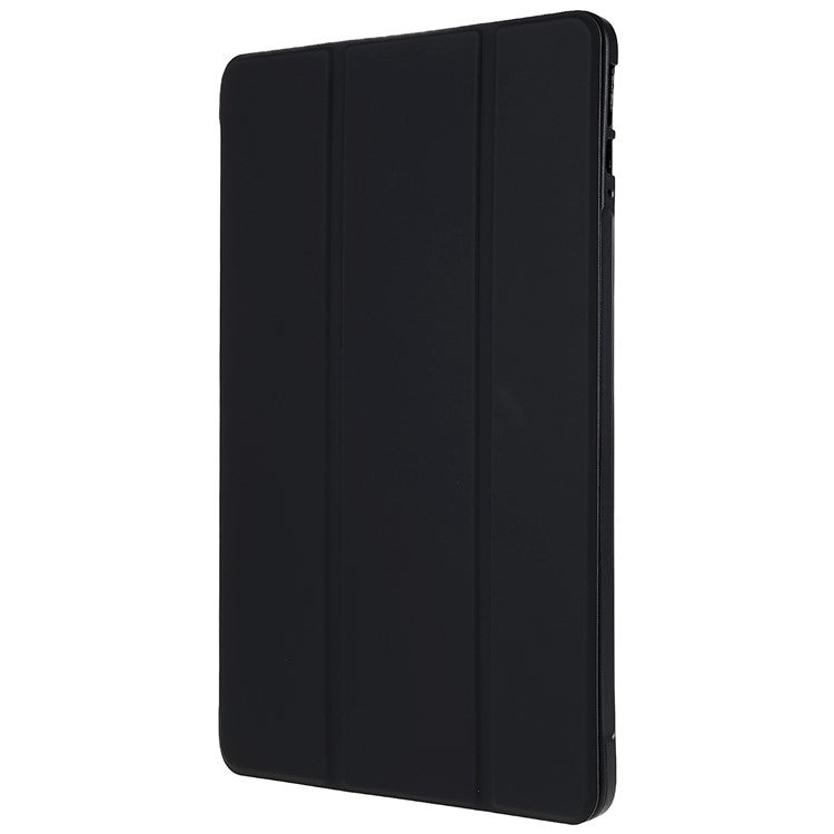 For Honor Pad 8 Protective Case Anti-drop PU Leather Cover with Tri-fold Stand Inner Honeycomb Heat Dissipation TPU Tablet Case - Black