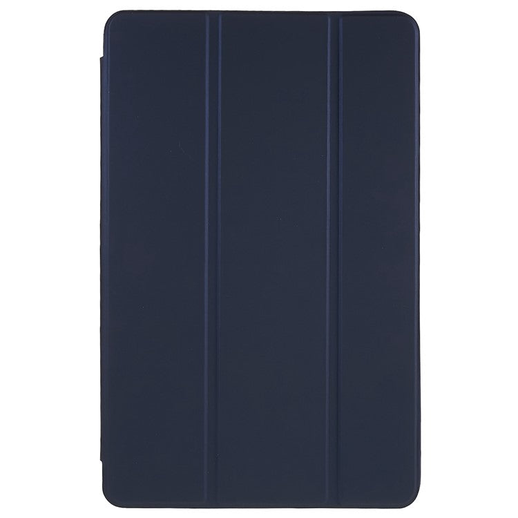 For Honor Pad 8 Protective Case Anti-drop PU Leather Cover with Tri-fold Stand Inner Honeycomb Heat Dissipation TPU Tablet Case - Dark Blue