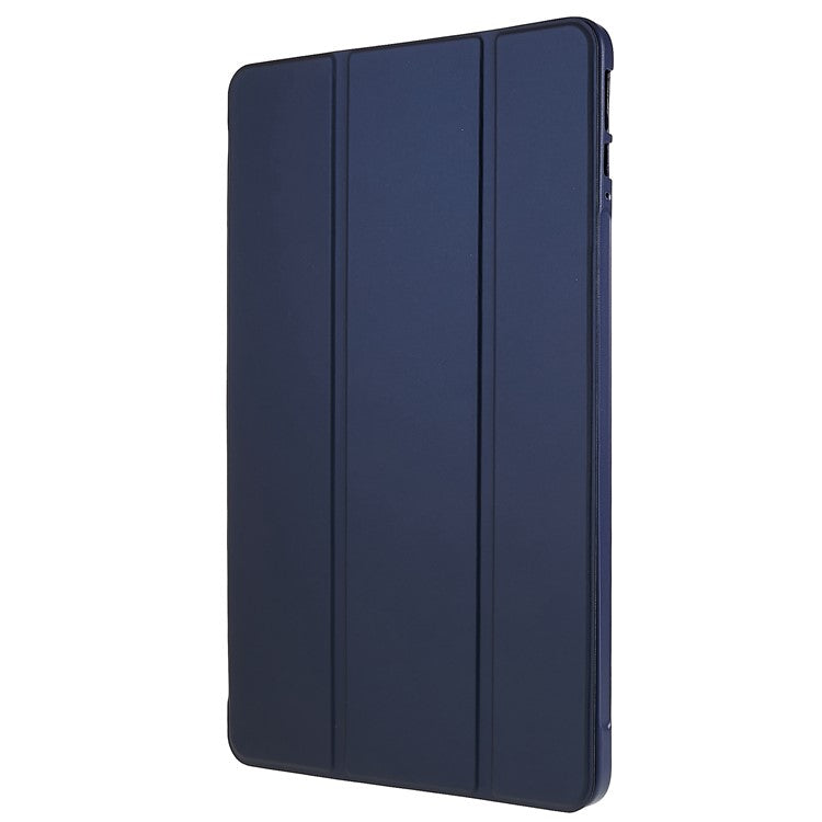 For Honor Pad 8 Protective Case Anti-drop PU Leather Cover with Tri-fold Stand Inner Honeycomb Heat Dissipation TPU Tablet Case - Dark Blue