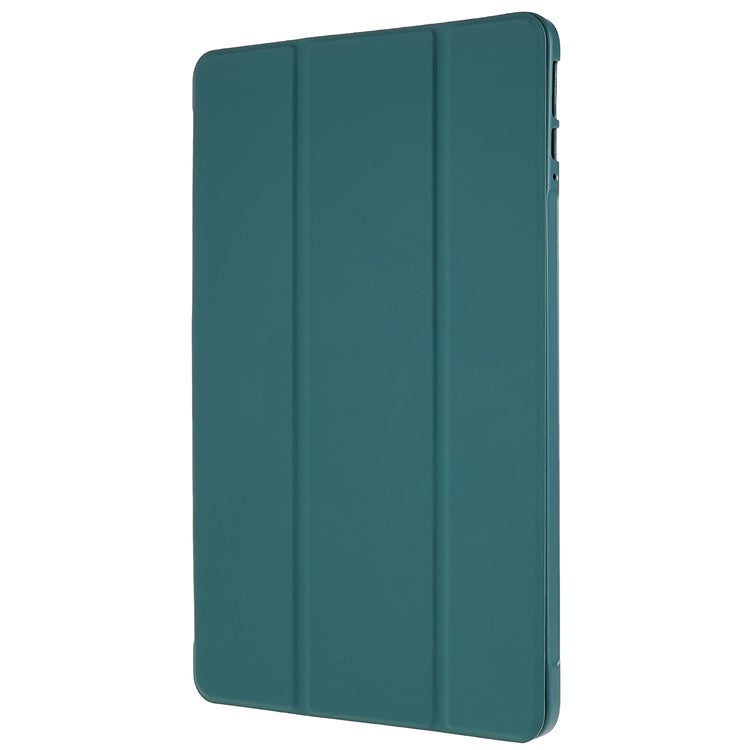 For Honor Pad 8 Protective Case Anti-drop PU Leather Cover with Tri-fold Stand Inner Honeycomb Heat Dissipation TPU Tablet Case - Blackish Green