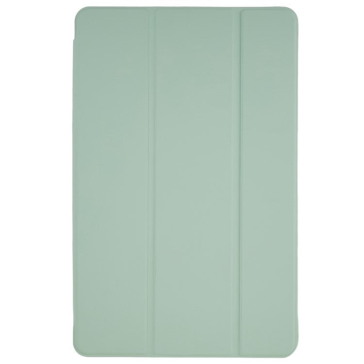 For Honor Pad 8 Protective Case Anti-drop PU Leather Cover with Tri-fold Stand Inner Honeycomb Heat Dissipation TPU Tablet Case - Light Green