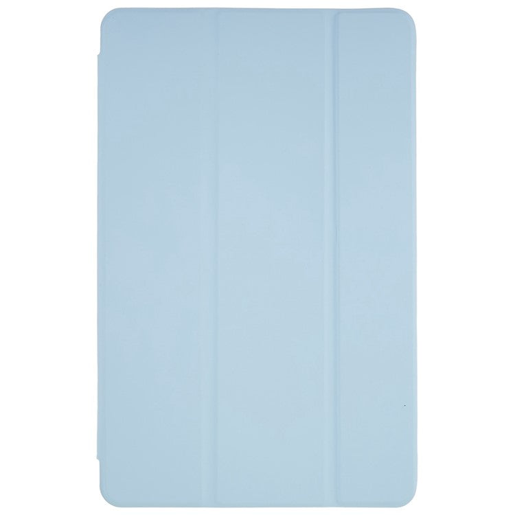For Honor Pad 8 Protective Case Anti-drop PU Leather Cover with Tri-fold Stand Inner Honeycomb Heat Dissipation TPU Tablet Case - Baby Blue