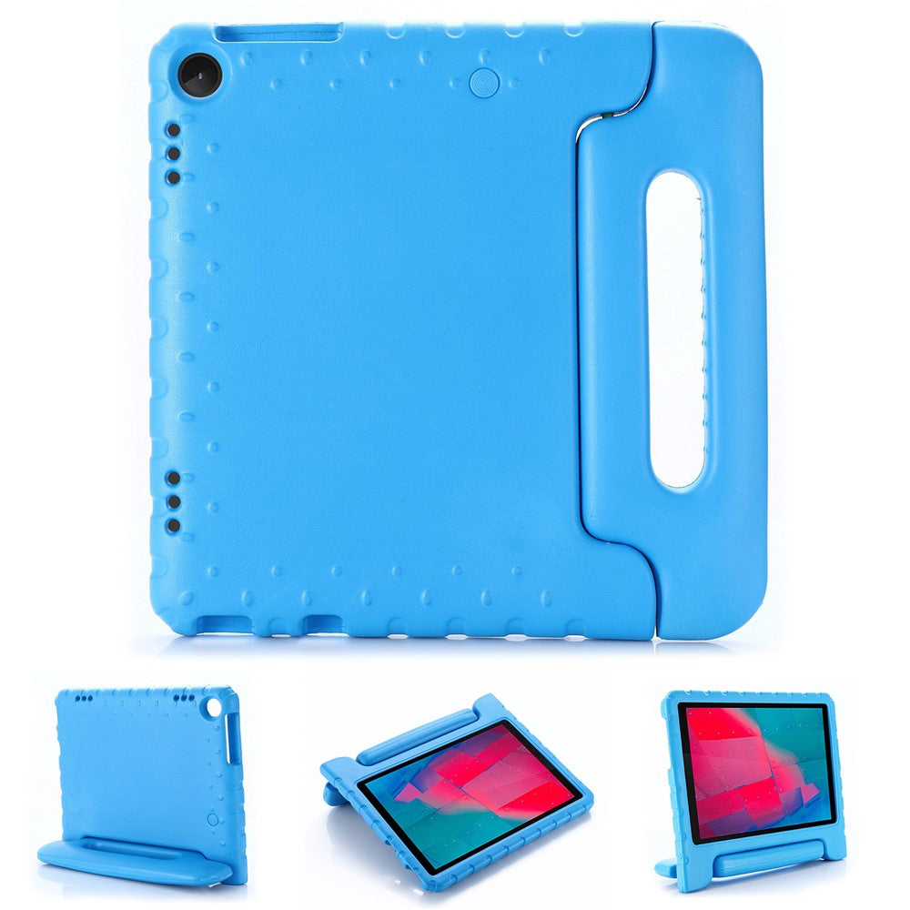 For Lenovo Tab M10 (Gen 3) TB-328FU / TB-328XU Handle Kickstand Protective Case EVA Tablet Cover - Blue