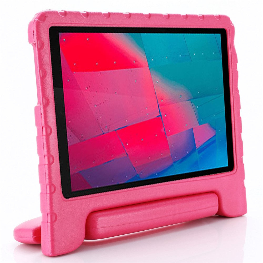 For Lenovo Tab M10 (Gen 3) TB-328FU/TB-328XU Handle Kickstand Protective Case EVA Tablet Cover - Rose