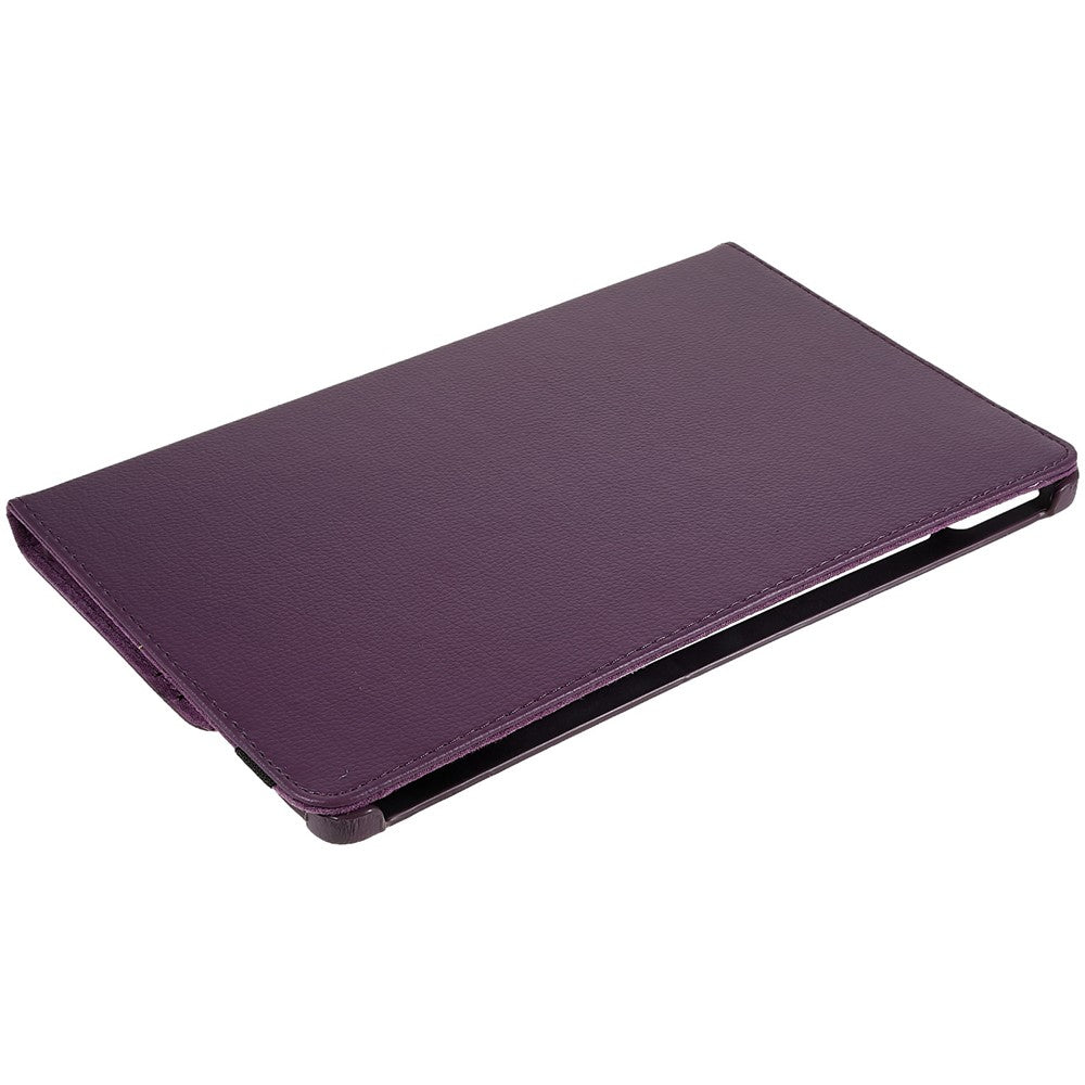 Shockproof Case for Lenovo Tab P11 Pro Gen 2, 360 Degree Rotating Stand Tablet Protector PU Leather + PC Cover Shell - Purple