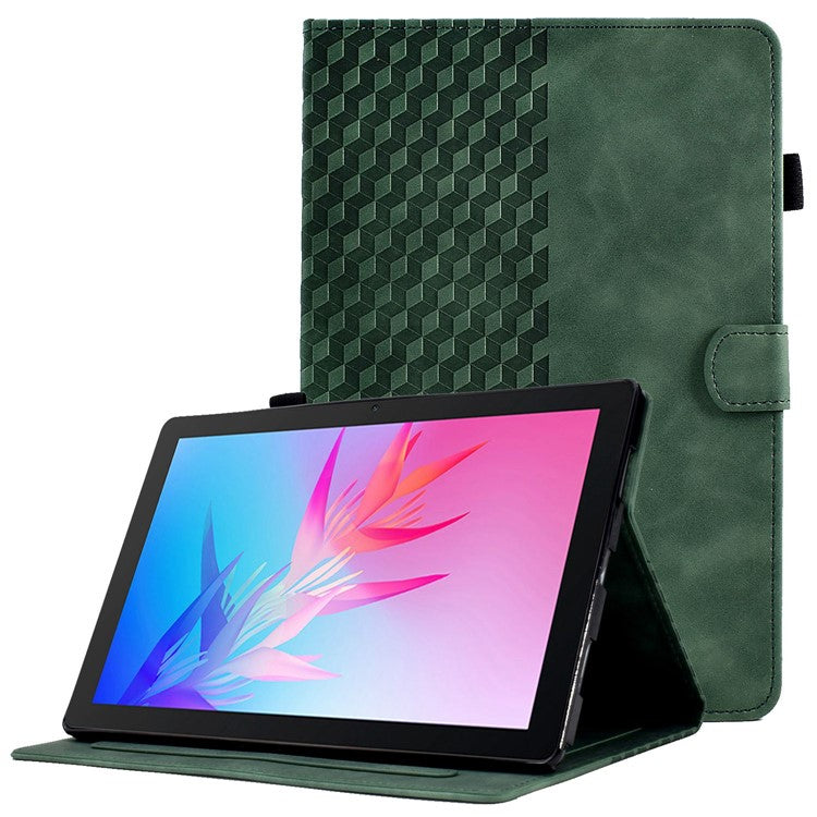 For Huawei Enjoy Tablet 2 10.1 / MatePad T 10 9.7 inch / T 10S 10.1 inch / Honor Pad 6 10.1-inch / Pad X6 9.7 inch Shockproof Stand Case Anti-Fall Tablet Cover with Card Slots / Auto Wake / Sleep - Green