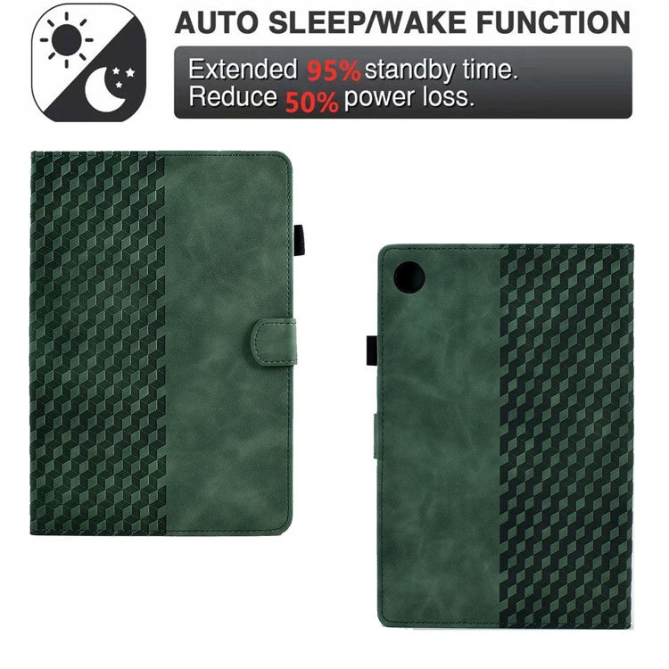 For Huawei Enjoy Tablet 2 10.1 / MatePad T 10 9.7 inch / T 10S 10.1 inch / Honor Pad 6 10.1-inch / Pad X6 9.7 inch Shockproof Stand Case Anti-Fall Tablet Cover with Card Slots / Auto Wake / Sleep - Green