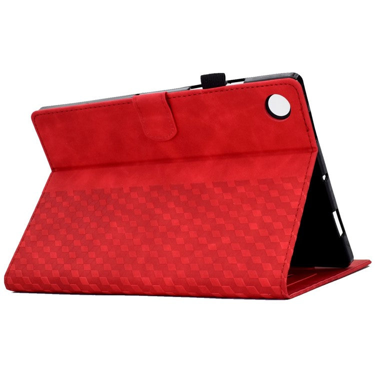 For Huawei Enjoy Tablet 2 10.1 / MatePad T 10 9.7 inch / T 10S 10.1 inch / Honor Pad 6 10.1-inch / Pad X6 9.7 inch Shockproof Stand Case Anti-Fall Tablet Cover with Card Slots / Auto Wake / Sleep - Red