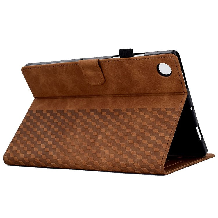 For Huawei Enjoy Tablet 2 10.1 / MatePad T 10 9.7 inch / T 10S 10.1 inch / Honor Pad 6 10.1-inch / Pad X6 9.7 inch Shockproof Stand Case Anti-Fall Tablet Cover with Card Slots / Auto Wake / Sleep - Brown