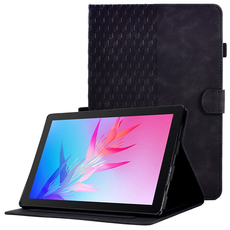 For Huawei Enjoy Tablet 2 10.1 / MatePad T 10 9.7 inch / T 10S 10.1 inch / Honor Pad 6 10.1-inch / Pad X6 9.7 inch Shockproof Stand Case Anti-Fall Tablet Cover with Card Slots / Auto Wake / Sleep - Black