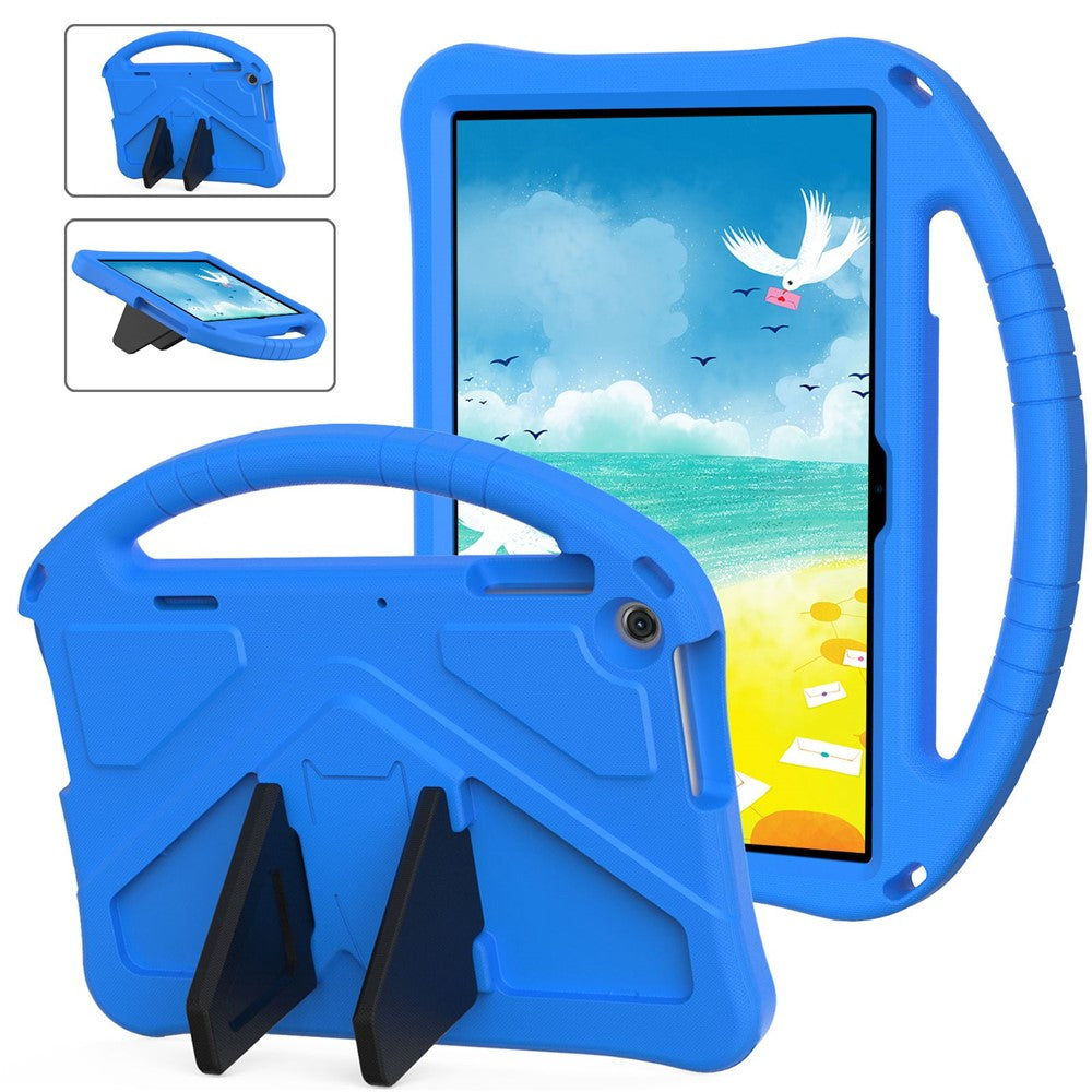 For Lenovo Tab M10 (Gen 3) TB-328FU / TB-328XU Tablet Case EVA Rugged Shockproof Tablet Cover Convertible Handle Kickstand - Blue