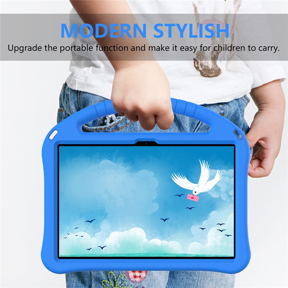 For Lenovo Tab M10 (Gen 3) TB-328FU / TB-328XU Tablet Case EVA Rugged Shockproof Tablet Cover Convertible Handle Kickstand - Blue