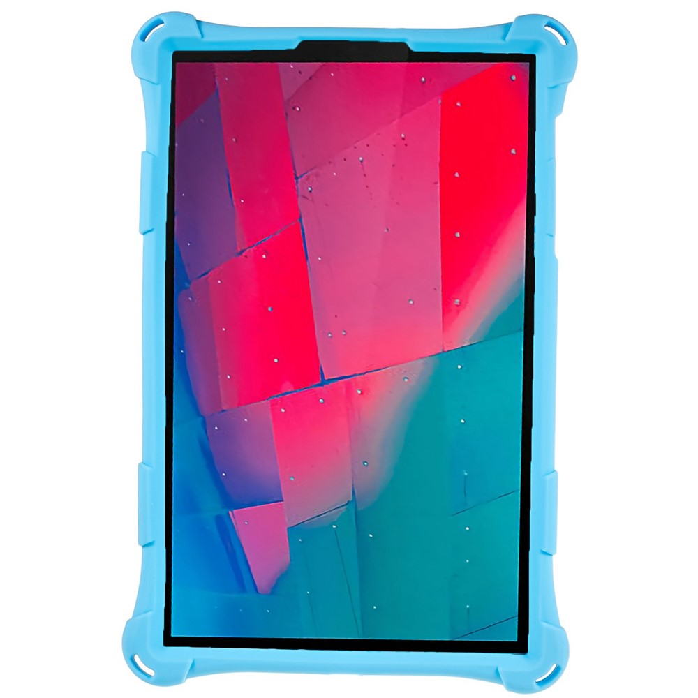 For Lenovo Tab M10 HD Gen 2 TB-X306X Push Fidget Sensory Toy Tablet Case Bubble Pop Shockproof Cover with PC Kickstand - Baby Blue