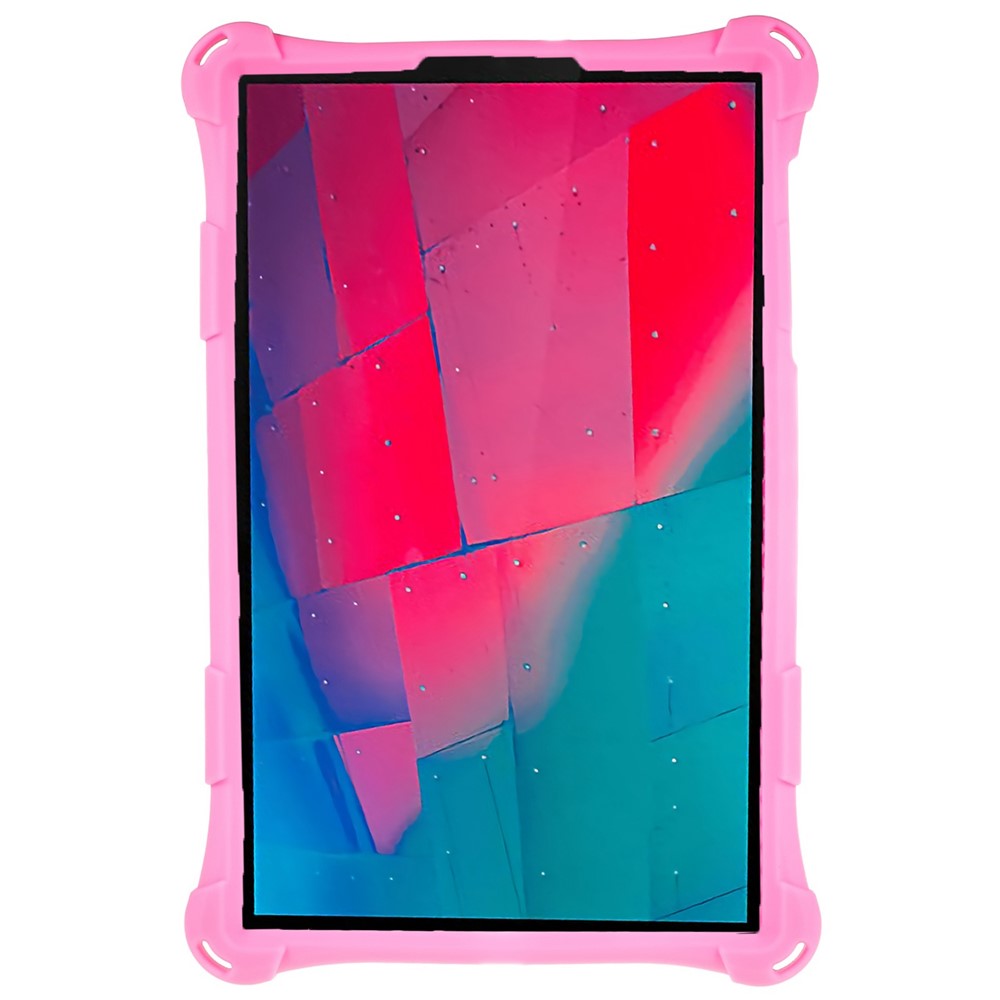 For Lenovo Tab M10 HD Gen 2 TB-X306X Push Fidget Sensory Toy Tablet Case Bubble Pop Shockproof Cover with PC Kickstand - Pink