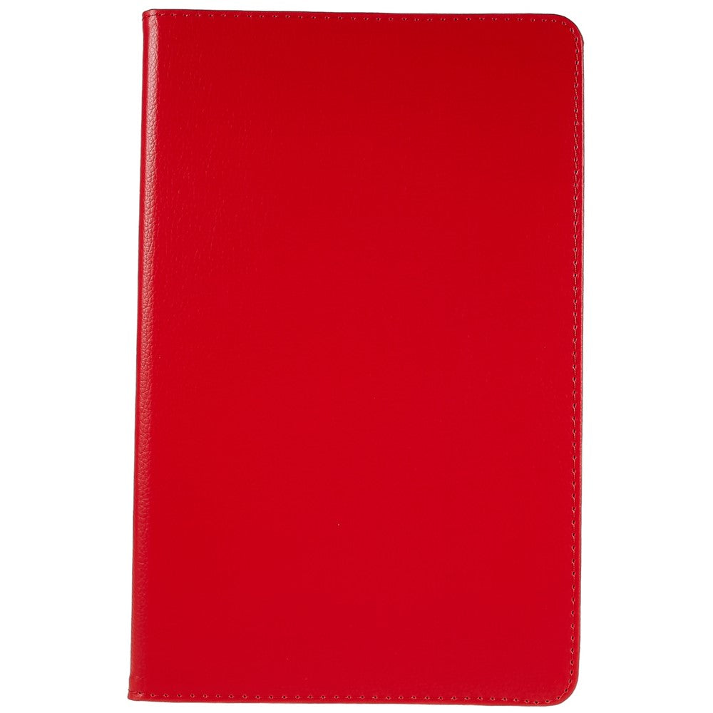 For Lenovo Tab P11 Gen 2 Rotary Tablet Case Stand PU Leather Drop-Proof Tablet Cover with Elastic Band - Red