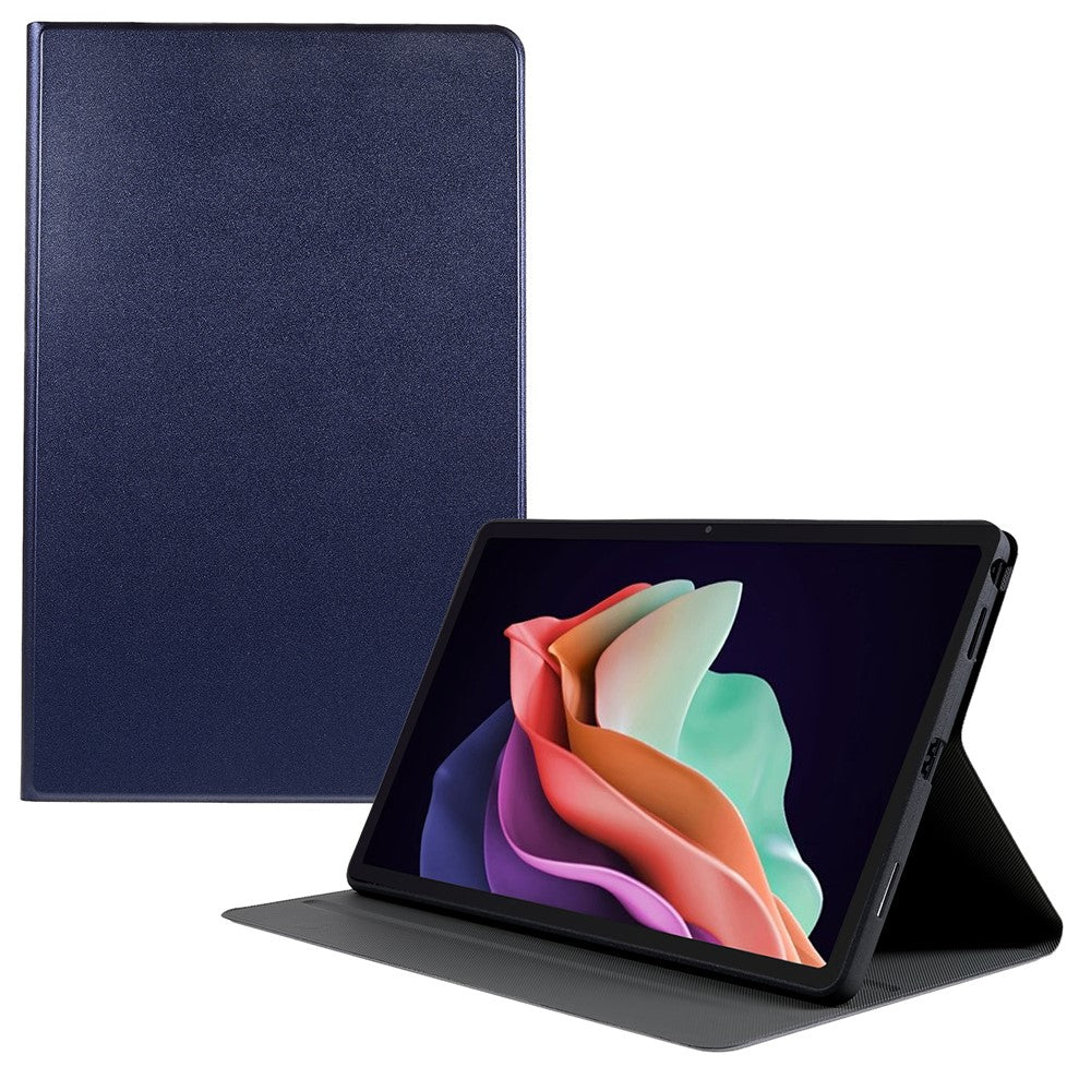 For Lenovo Tab P11.5 Plus 2023 Drop-proof PU Leather Flip Tablet Case Stand Protective Cover - Blue