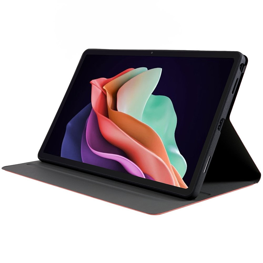 For Lenovo Tab P11.5 Plus 2023 Drop-proof PU Leather Flip Tablet Case Stand Protective Cover - Red