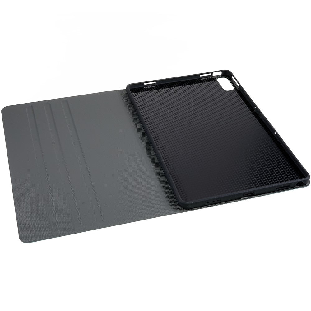 For Lenovo Tab P11.5 Plus 2023 Drop-proof PU Leather Flip Tablet Case Stand Protective Cover - Green