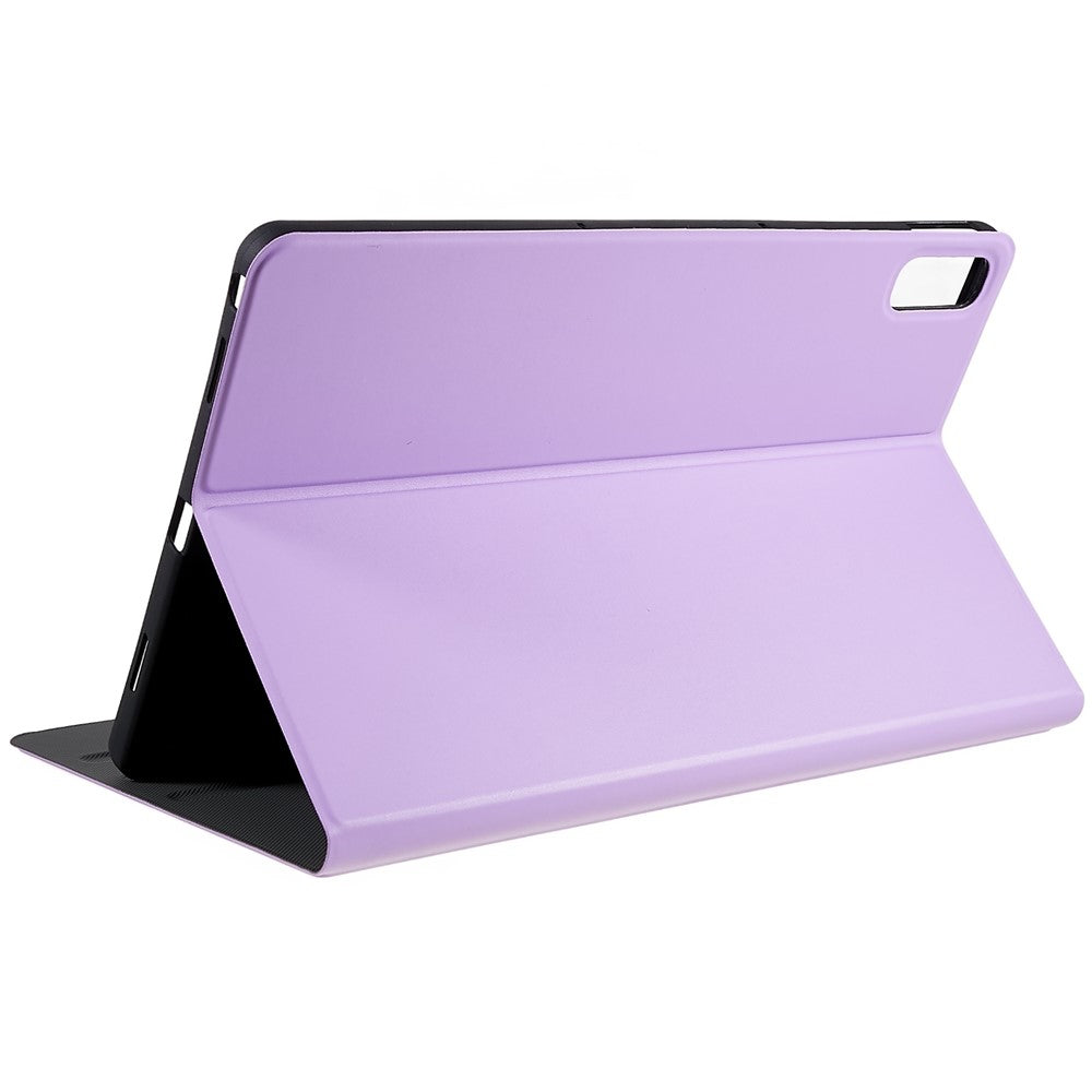 For Lenovo Tab P11.5 Plus 2023 Drop-proof PU Leather Flip Tablet Case Stand Protective Cover - Purple