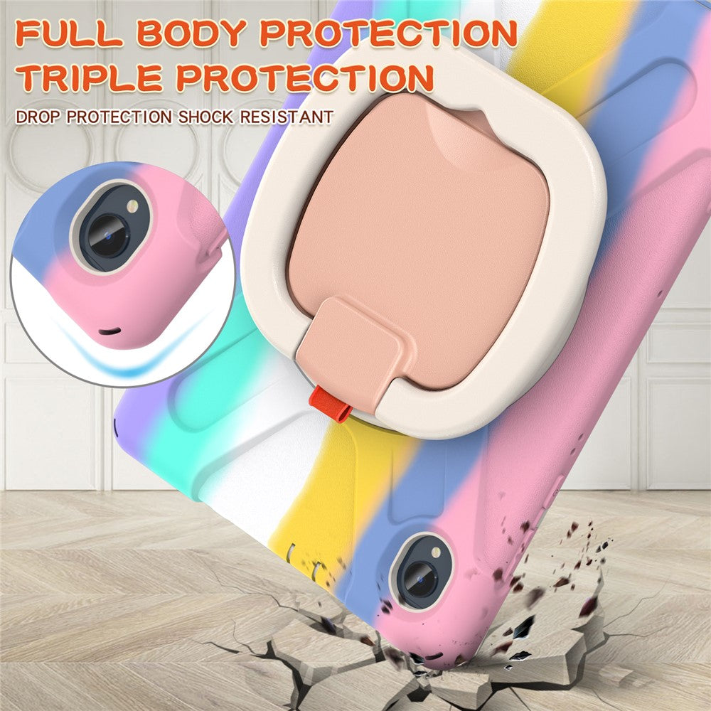 For Lenovo Tab M10 Plus 10.3 inch X606F / 606X / K10 Shockproof Tablet Case Kickstand PC+Silicone Protective Cover - Colorful Pink