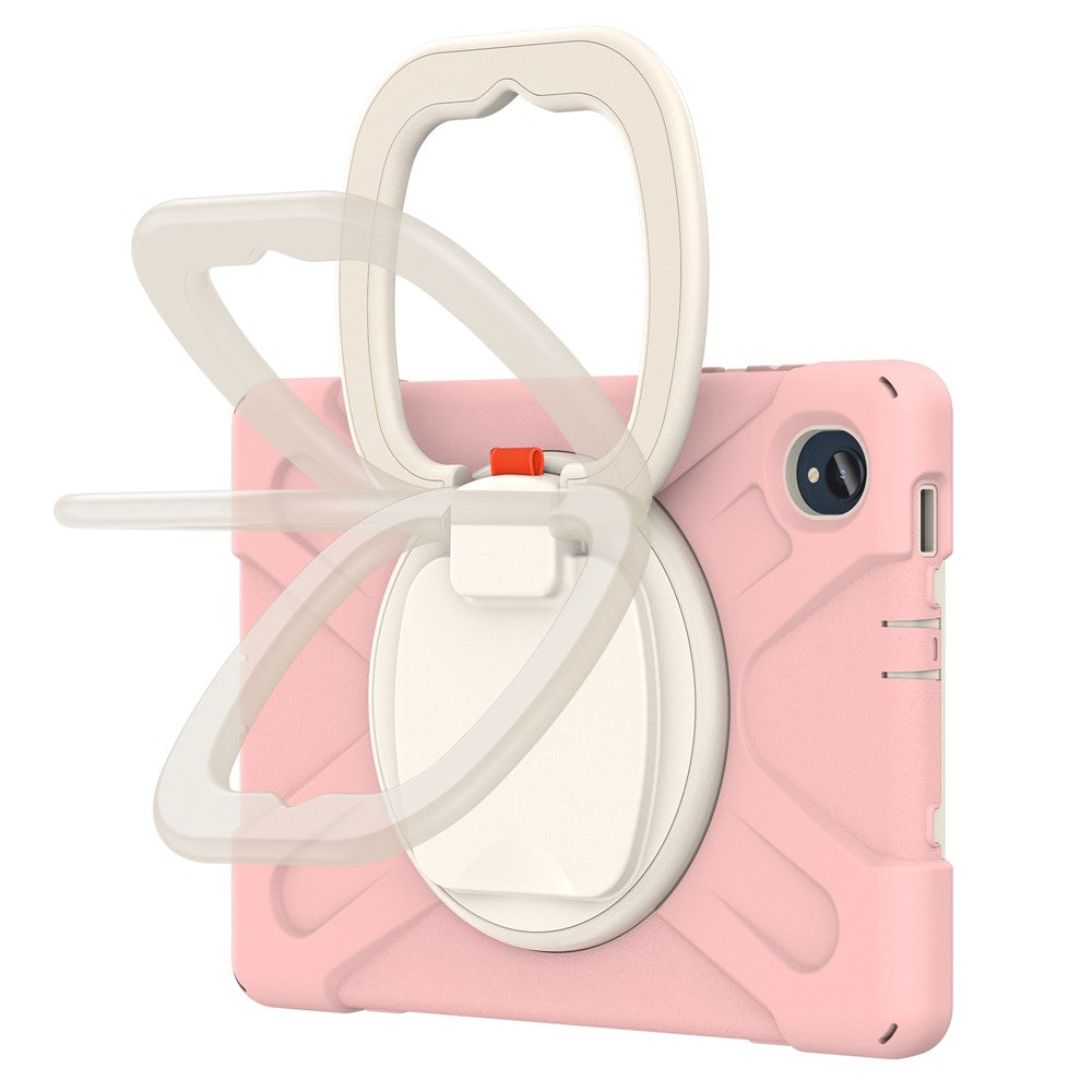 For Lenovo Tab M10 Plus 10.3 inch X606F / 606X / K10 Shockproof Tablet Case Kickstand PC+Silicone Protective Cover - Pink