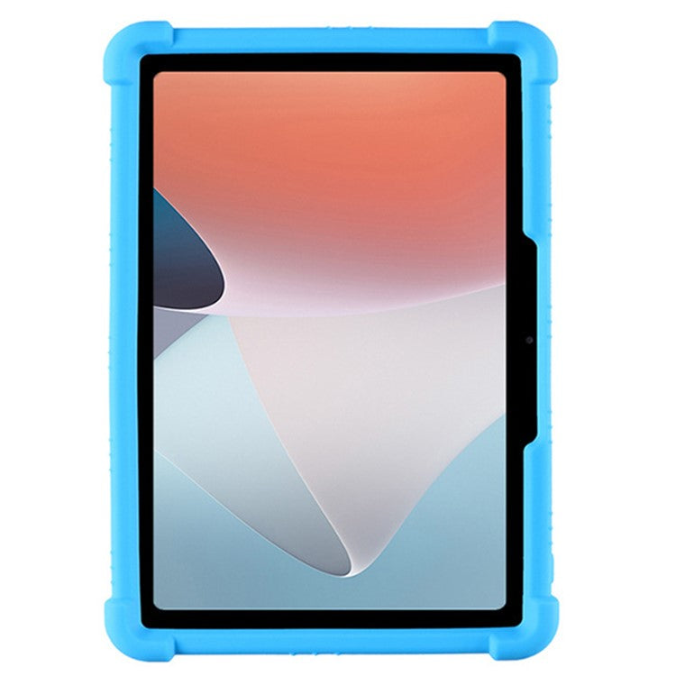 Protective Cover for Oppo Pad Air 10.36-inch 2022 with PC Kickstand, Fall Protection Soft Silicone Tablet Case - Sky Blue