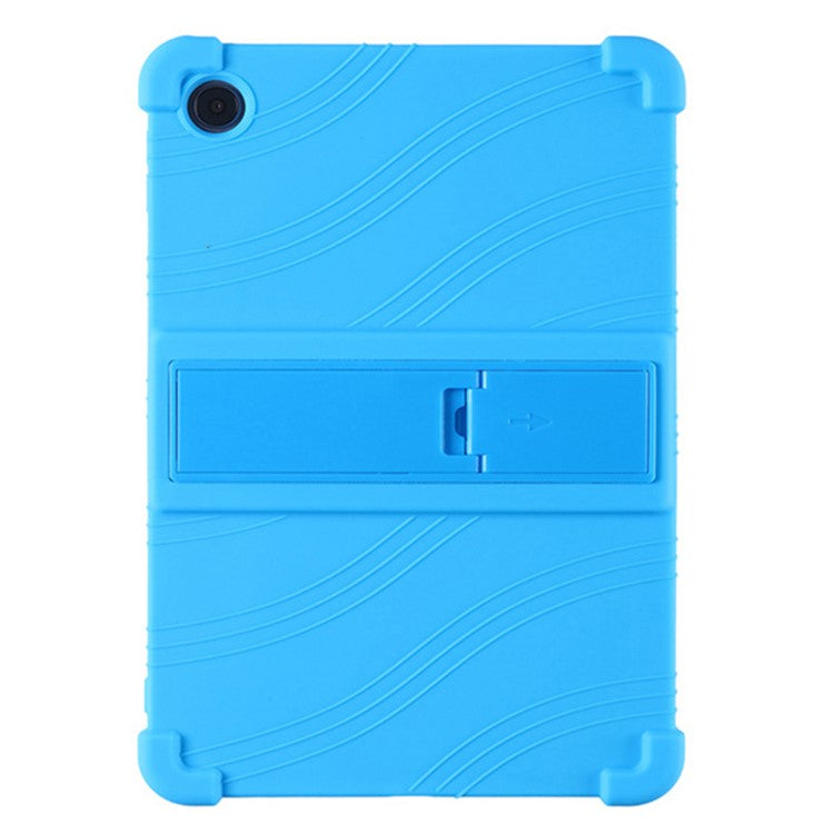 Protective Cover for Oppo Pad Air 10.36-inch 2022 with PC Kickstand, Fall Protection Soft Silicone Tablet Case - Sky Blue