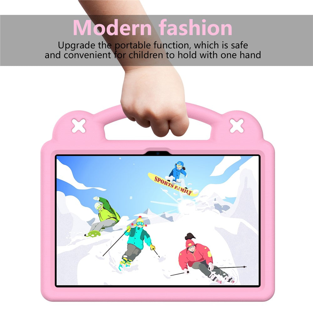 For Lenovo Tab M10 (Gen 3) Drop-proof EVA Protective Tablet Cover Anti-scratch Tablet Case with Kickstand - Pink