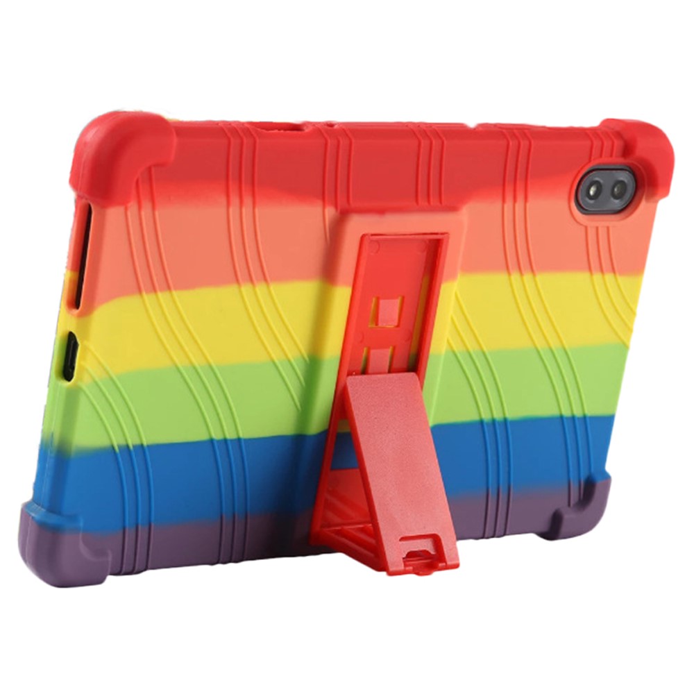 For Lenovo Legion Y700 Kickstand Soft Silicone Case Anti-Scratch Anti-Collision Tablet Cover - Multi-color