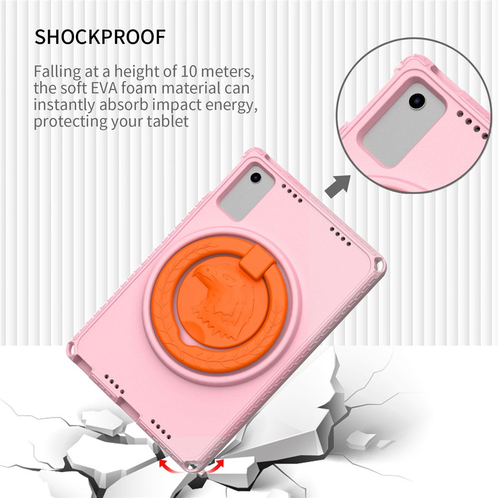 For Lenovo Tab M10 Plus (3rd Gen) TB-125F 10.6 / Xiaomi Redmi Pad 10.6 Tablet Case EVA+PC Anti-drop Tablet Cover - Pink