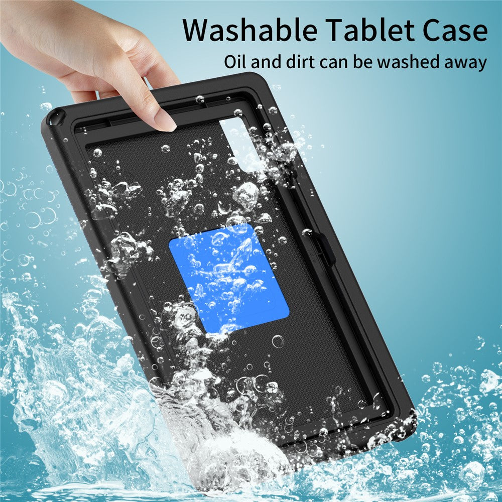 For Lenovo Tab M10 Plus (3rd Gen) TB-125F 10.6 / Xiaomi Redmi Pad 10.6 Tablet Case EVA+PC Anti-drop Tablet Cover - Black