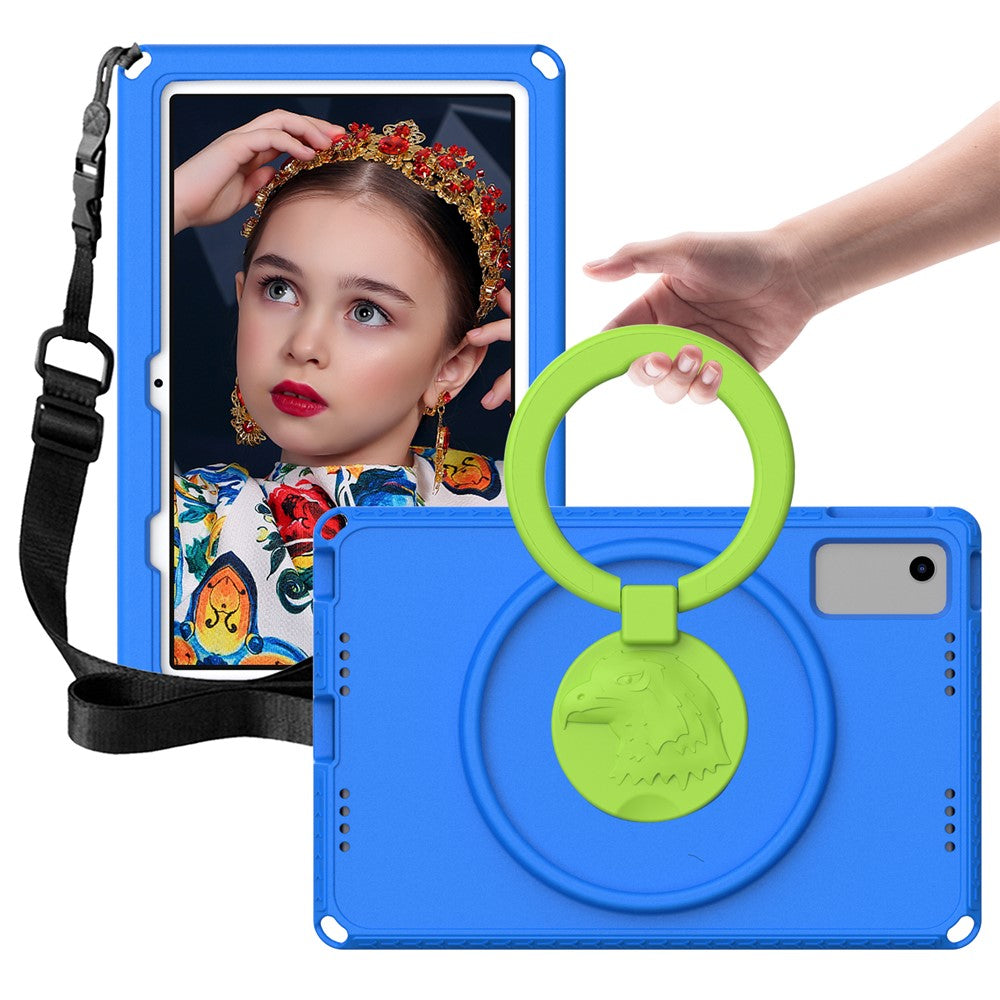 For Lenovo Tab M10 Plus (3rd Gen) TB-125F 10.6 / Xiaomi Redmi Pad 10.6 Tablet Case EVA+PC Anti-drop Tablet Cover - Blue