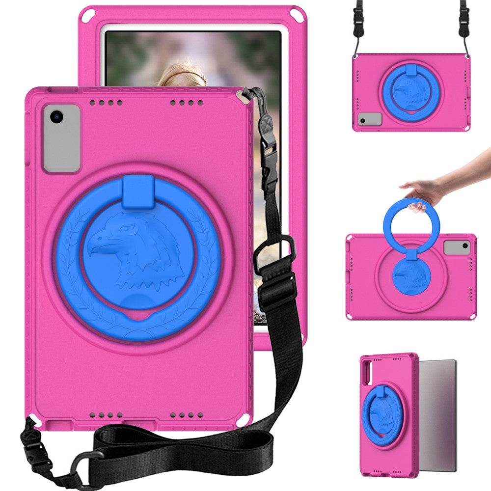 For Lenovo Tab M10 Plus (3rd Gen) TB-125F 10.6 / Xiaomi Redmi Pad 10.6 Tablet Case EVA+PC Anti-drop Tablet Cover - Rose