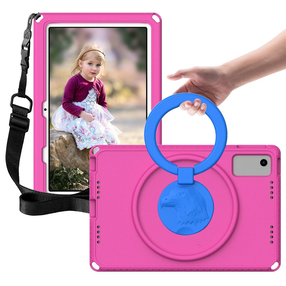 For Lenovo Tab M10 Plus (3rd Gen) TB-125F 10.6 / Xiaomi Redmi Pad 10.6 Tablet Case EVA+PC Anti-drop Tablet Cover - Rose