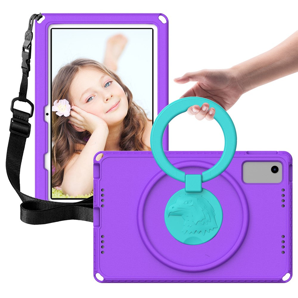 For Lenovo Tab M10 Plus (3rd Gen) TB-125F 10.6 / Xiaomi Redmi Pad 10.6 Tablet Case EVA+PC Anti-drop Tablet Cover - Purple