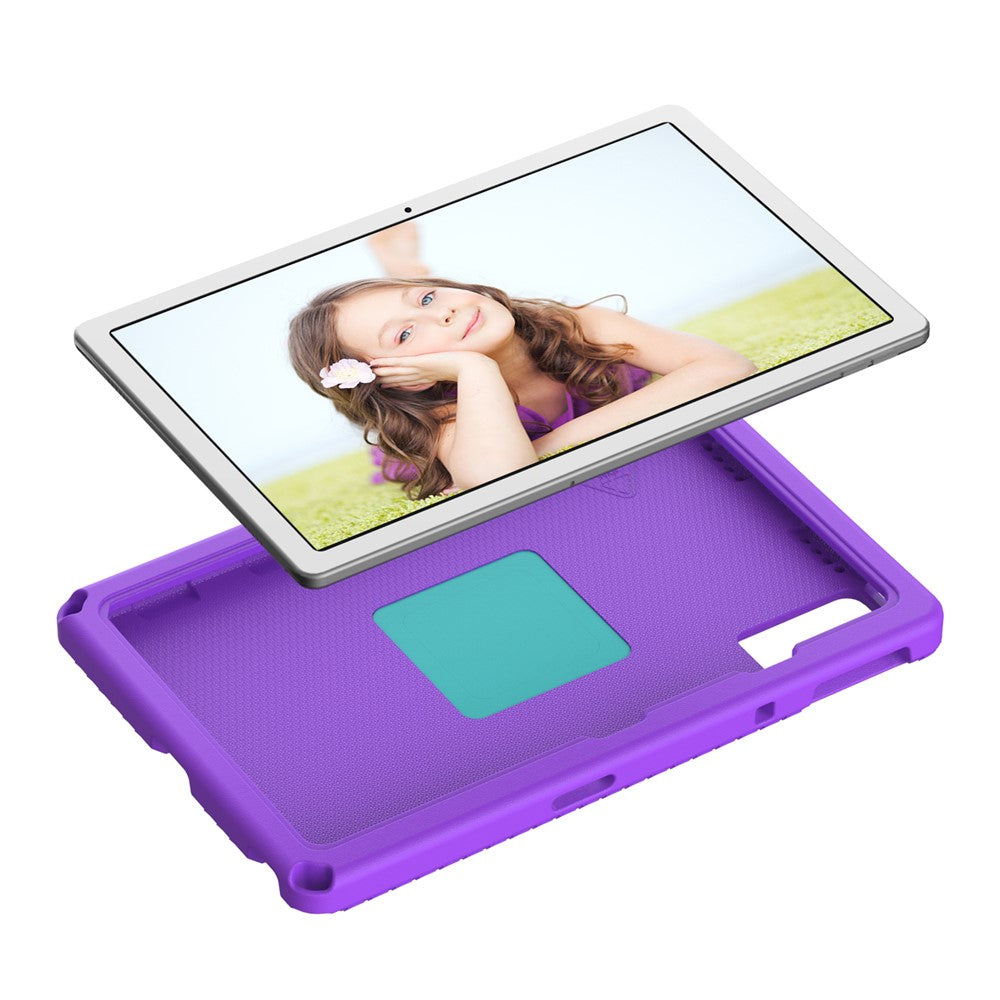 For Lenovo Tab M10 Plus (3rd Gen) TB-125F 10.6 / Xiaomi Redmi Pad 10.6 Tablet Case EVA+PC Anti-drop Tablet Cover - Purple