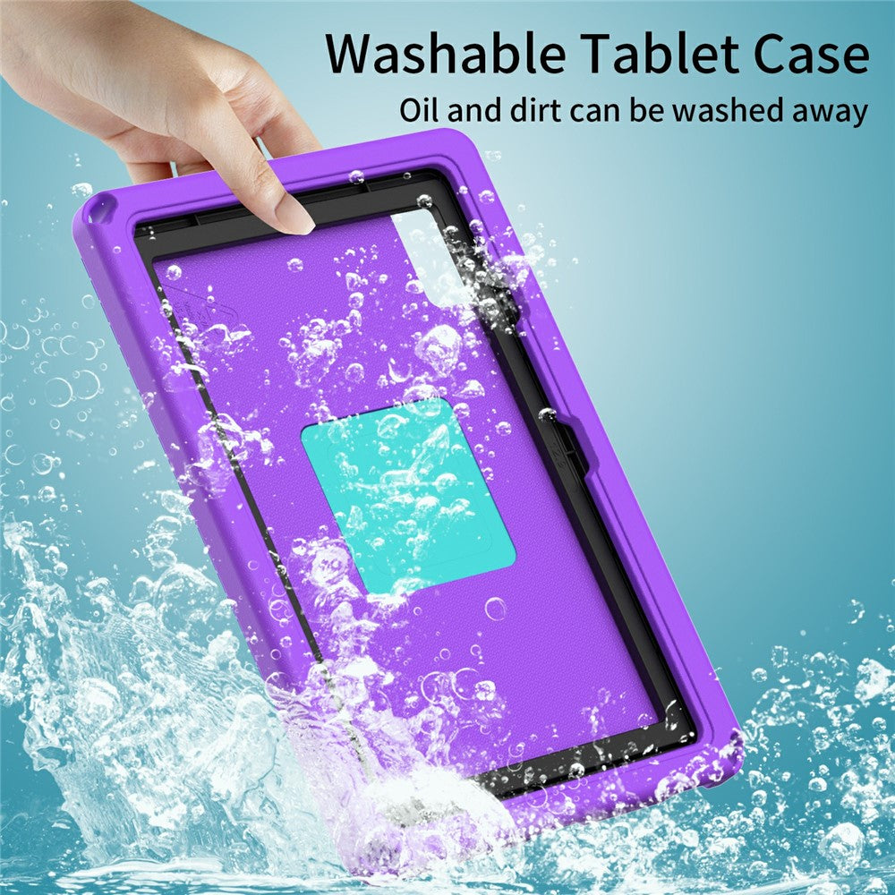 For Lenovo Tab M10 Plus (3rd Gen) TB-125F 10.6 / Xiaomi Redmi Pad 10.6 Tablet Case EVA+PC Anti-drop Tablet Cover - Purple