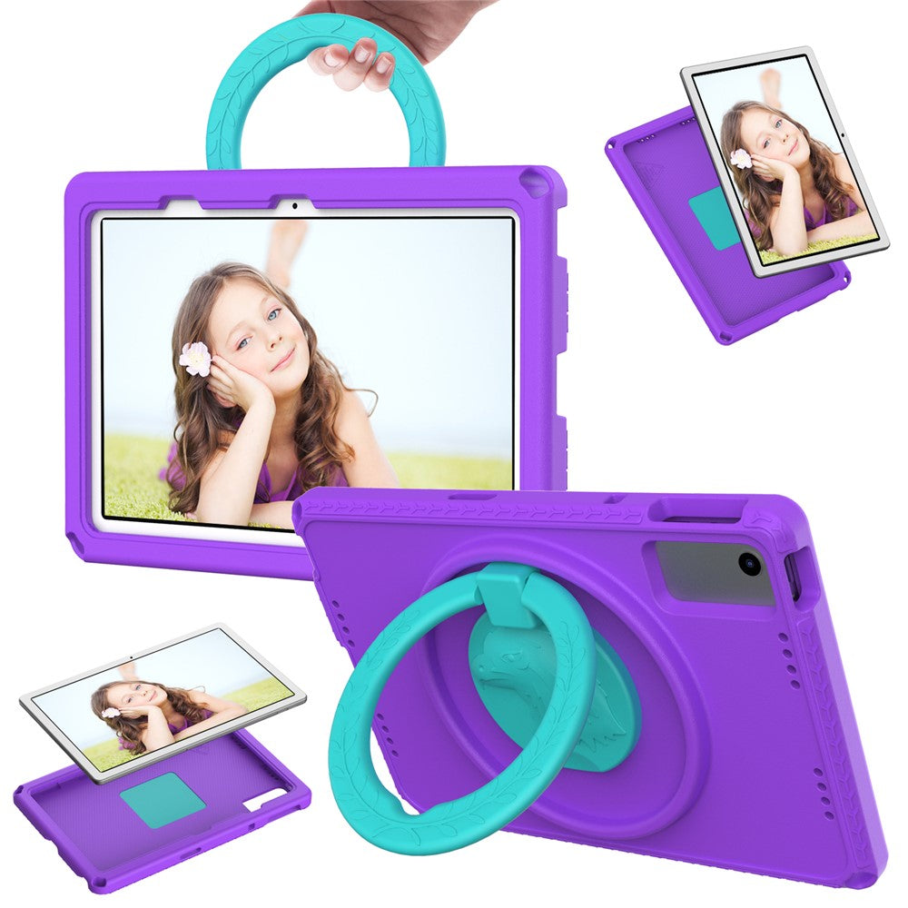 For Lenovo Tab M10 Plus (3rd Gen) TB-125F 10.6 / Xiaomi Redmi Pad 10.6 Tablet Case EVA+PC Anti-drop Tablet Cover - Purple