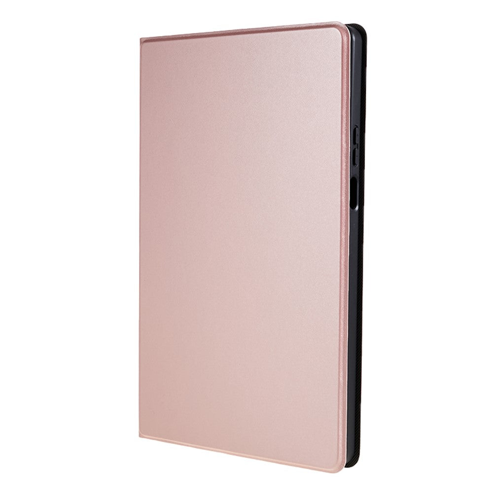 For Lenovo Tab M9 PU Leather Tablet Case Foldable Stand Protective Tablet Cover - Rose Gold