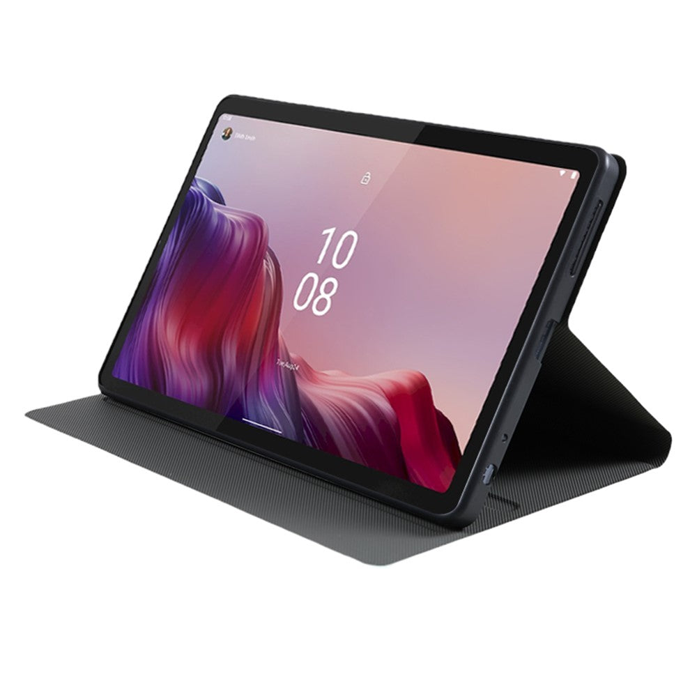 For Lenovo Tab M9 PU Leather Tablet Case Foldable Stand Protective Tablet Cover - Sky Blue