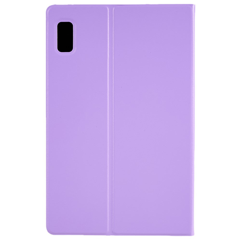 For Lenovo Tab M9 PU Leather Tablet Case Foldable Stand Protective Tablet Cover - Purple