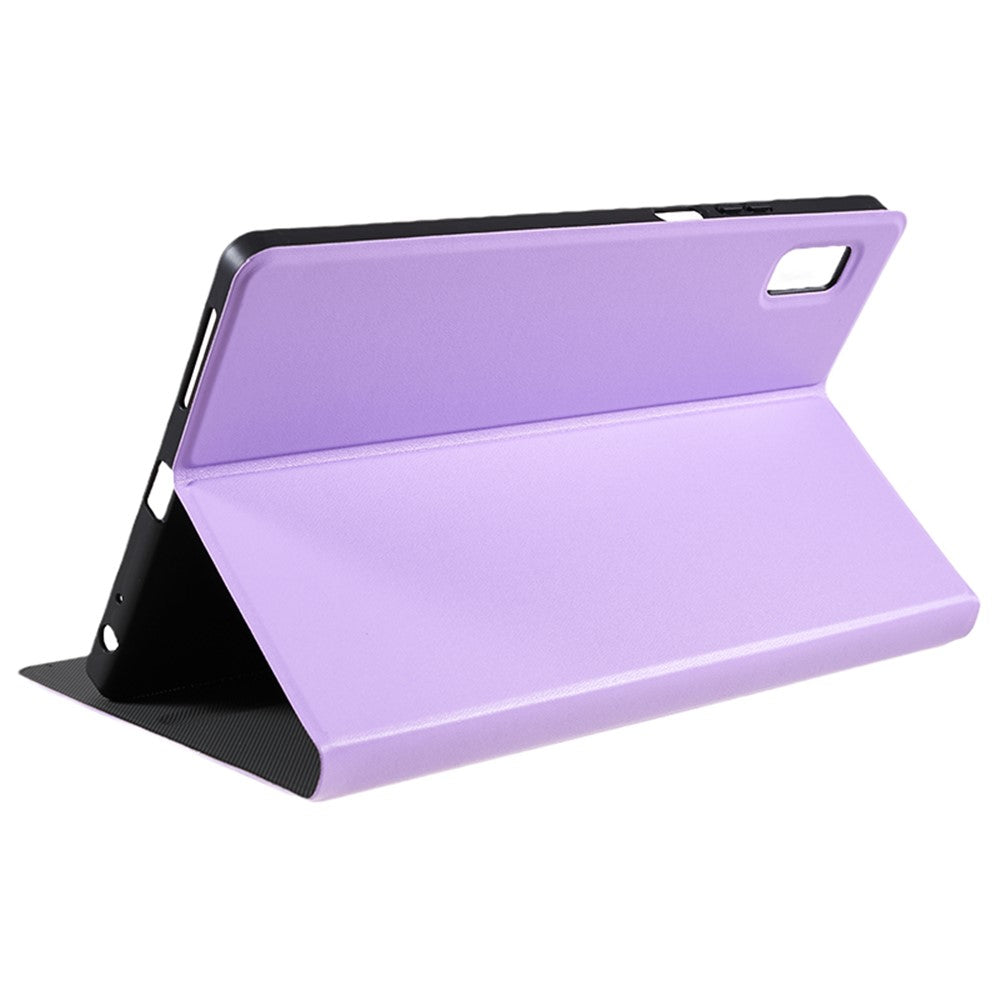 For Lenovo Tab M9 PU Leather Tablet Case Foldable Stand Protective Tablet Cover - Purple